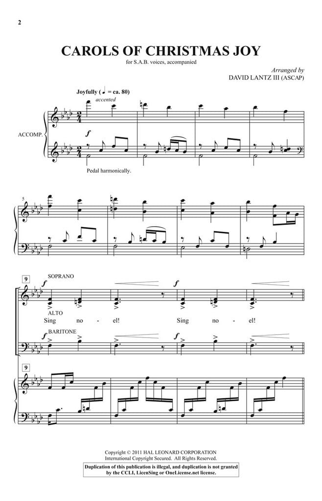 Carols of Christmas Joy